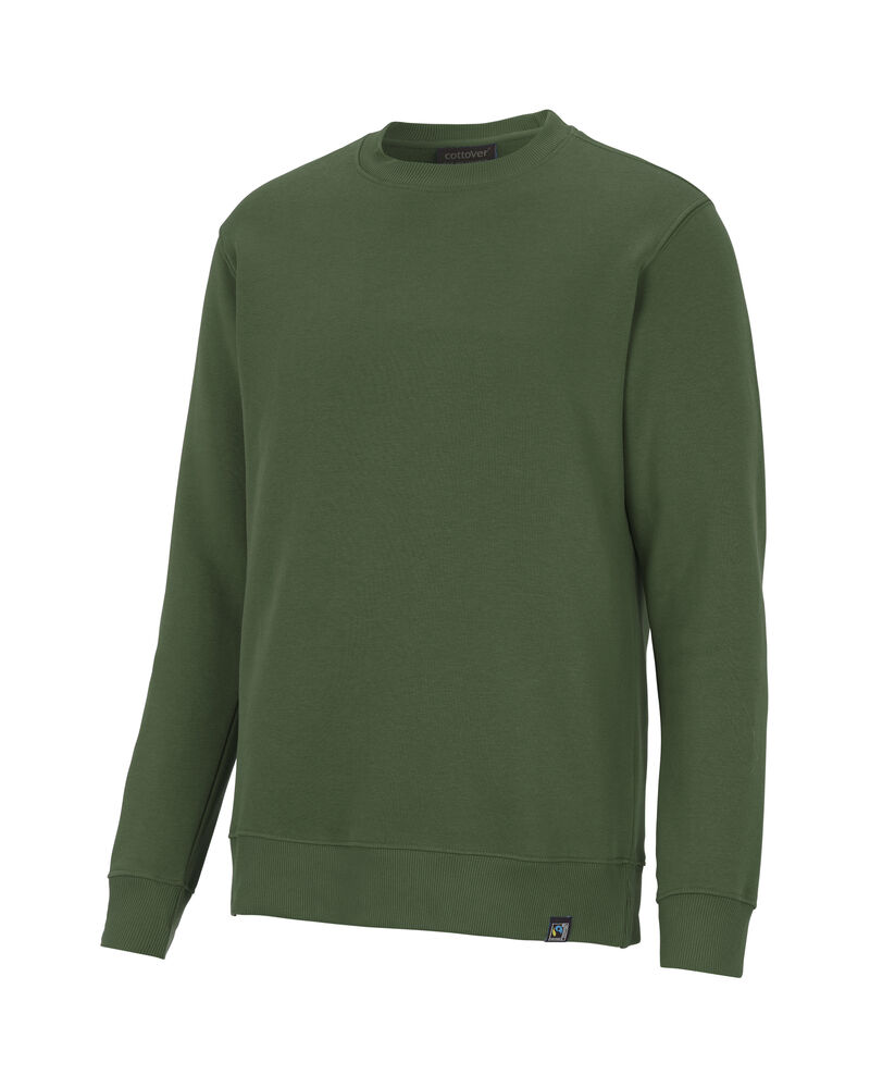 141203-675_Key-Crew-Neck-Unisex_Dk-Green_F2