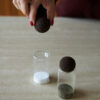 Nature salt- og peppersett med kork-kule