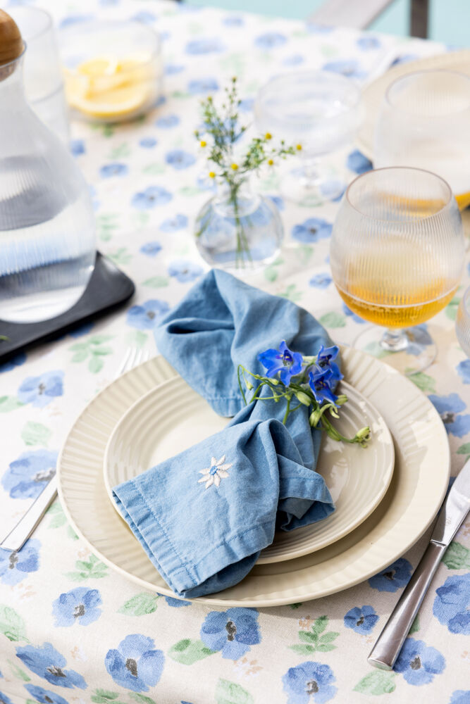 Eden denim serviett