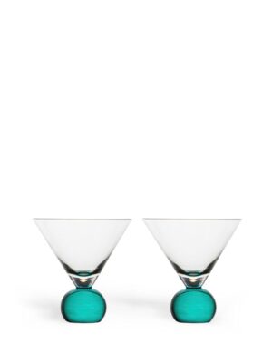Glass Spice, klar/grønn, 2-pk.