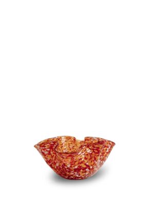 Skål Cara, small, rød/orange