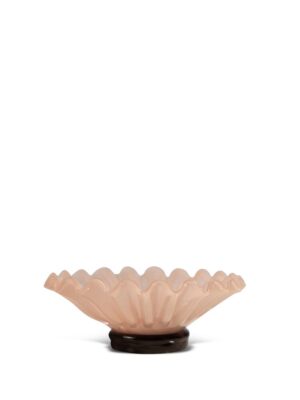 Skål Lori, rosa/brun, medium