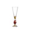 The sparkling devil champagne glass red 19cl