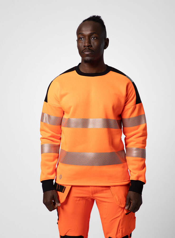 6108 Sweatshirt EN ISO 20471 Kl 3/2