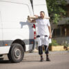 3/4 Trouser White Line