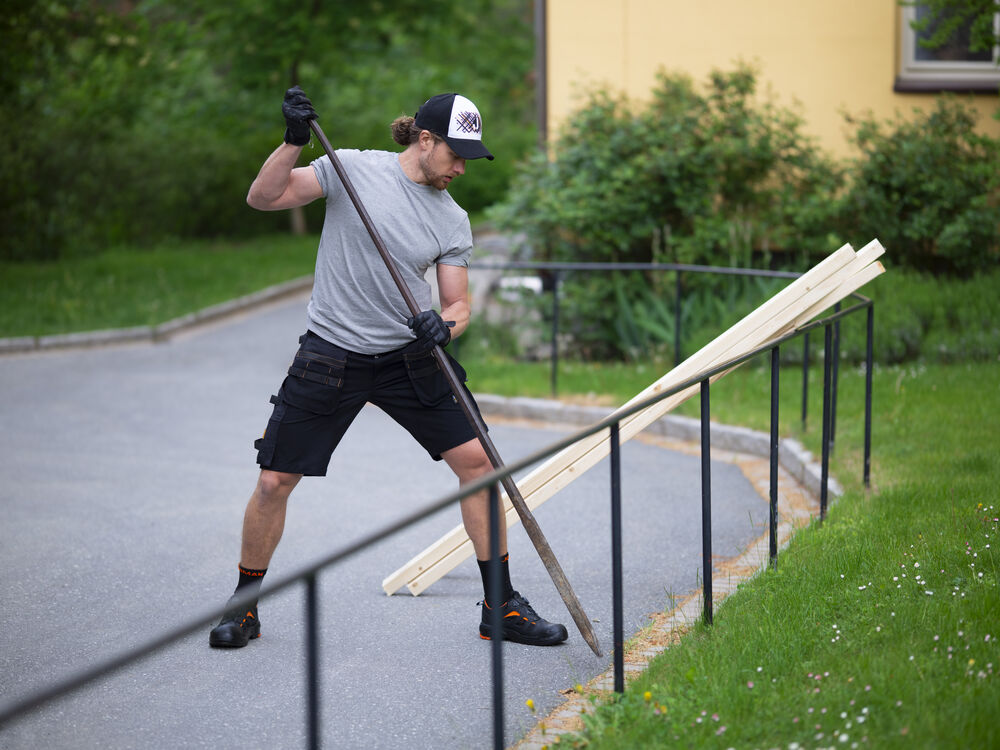Håndverksshorts stretchpanel