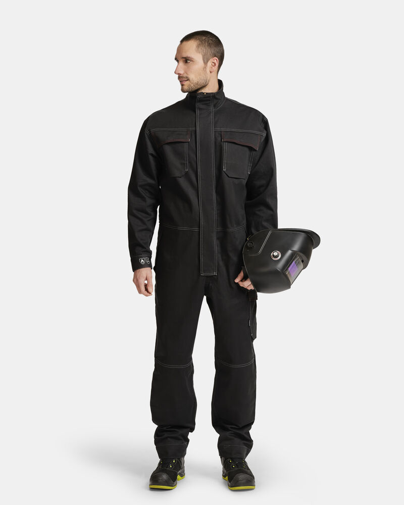 65403714_Weld-Overall-Jobman-4037_IMG23_Front-with-helmet-in-hand