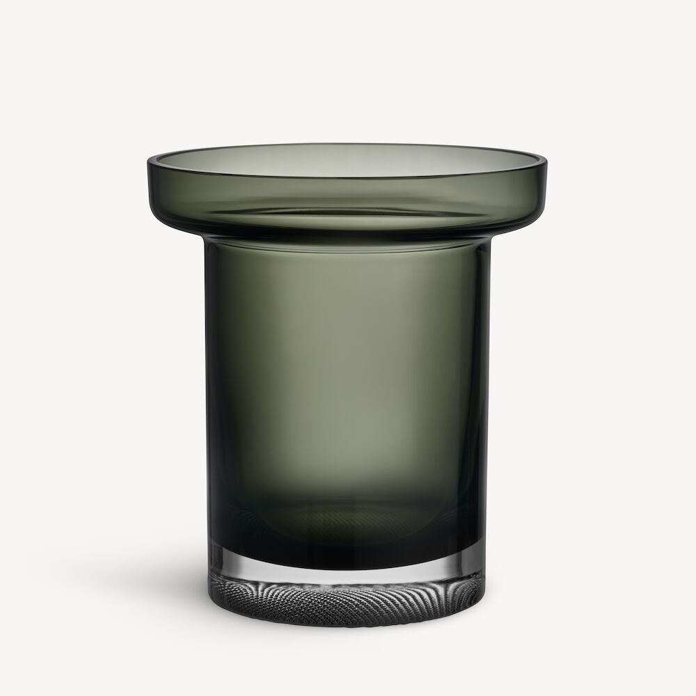 Limelight Sm. Grey Tulip Vase H 195Mm