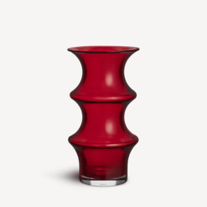 Pagod vase, rød 255 mm