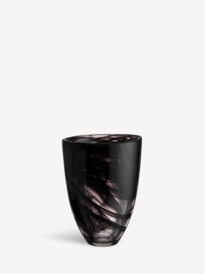 Contrast vase svart/svart 200mm