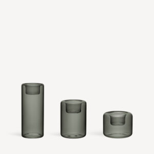 Happy lyslykt antrasitt, 68, 105, 150 mm,  3-pk
