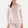 Termo Sequal Jaquard Round Neck Button LS W