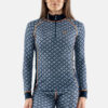 Termo Sequal Jaquard Turtle neck w. zip LS W